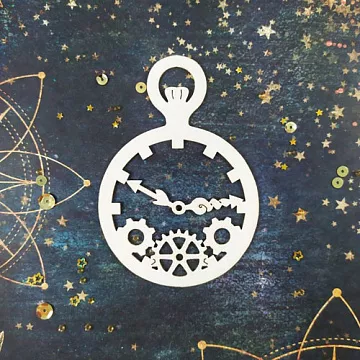 Шейкер "Часы. Маленький", 9,8х6 см (CraftStory)