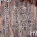 Чипборд "Знаки зодиака 2465", 2,9х2,9 см (Fantasy)