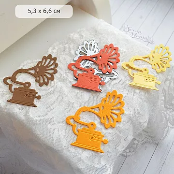 Нож "Сад герцогини. Граммофон", 5,3х6,6 см (ScrapMania)