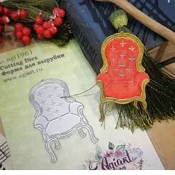 Нож "Антикварное кресло", 6,5х3,9 см (AgiArt)