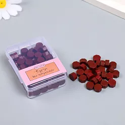 Сургуч в коробочке "Восьмигранник. Обжаренный кофе", 100 шт (АртУзор)