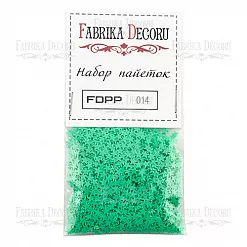 Набор пайеток "Звездочки. Зеленые" (Фабрика Декору)
