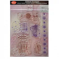 Набор штампов "Новогодний город" ( Viva Decor)