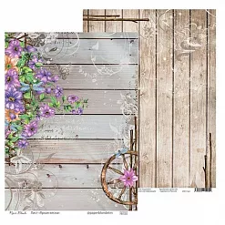 Набор бумаги А4 "Яркая цветочная", 12 листов (PaperBlonde)