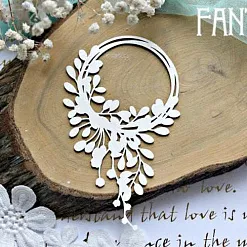 Украшение из чипборда "Рамка 705" (Fantasy) Украшение из чипборда "Рамка 705" (Fantasy)