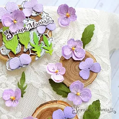 Нож "Анютины глазки", 1,4х3,5 см (ScrapMania)