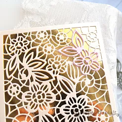 Нож "Кружево. Цветы сказочные. Фон", 10х15 см (ScrapMania)