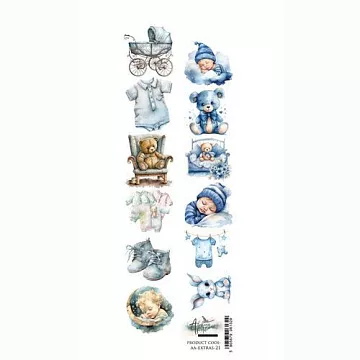 Бумага 6х30 см "Boy. Для вырезания" (Alchemy of Art)