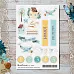 Набор наклеек А6 "Веселый паровозик. Любимый дом" (ScrapMania)