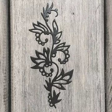 Нож "Завиток с листьями", 5х12 см (ArtScrap)