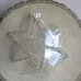 Пластиковая заготовка с глиттером "Звёздочка с золотом", 10 см (ScrapBerry's)