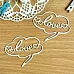 Набор украшений из чипборда "Мысли. Love... Love..." (Матрешка)