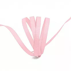 Лента репсовая "Рубчик. Розовая", ширина 0,6 см, длина 1 м Лента репсовая "Рубчик. Розовая", ширина 0,6 см, длина 1 м