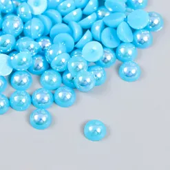 Набор полужемчужин "Голубой", 0,8 см (АртУзор) Набор полужемчужин "Голубой", 0,8 см (АртУзор)