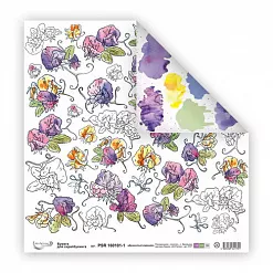 Бумага "Душистый горошек. Кляксы" (Mr.Painter)