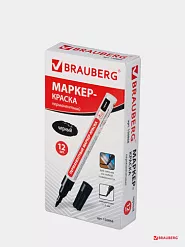 Маркер лаковый "Черный" (Brauberg)