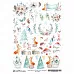 Скрап-карта А4 "Этника. Зима. Картинки 2" (ScrapMania)
