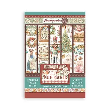 Набор веллума А5 на клеевой основе "The Nutcracker", 8 листов (Stamperia)