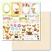 Бумага "Лисичка на горошинке. Теги и картинки" (ScrapMania)