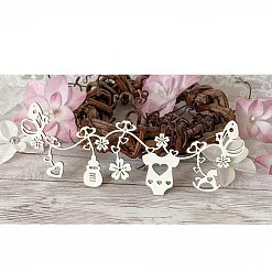 Чипборд "Подвеска с бабочками" (LeoMammy) Чипборд "Подвеска с бабочками" (LeoMammy)