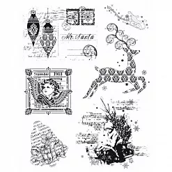 Набор штампов "Новогодние мотивы" (Viva Decor)