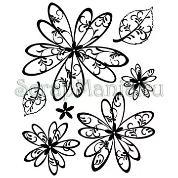 Набор штампов "Цветок" (Viva Decor)