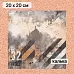 Калька 20х20 см "Стальное сердце 17", плотность 110 гр/м2 (ScrapMania) Калька 20х20 см "Стальное сердце 17", плотность 110 гр/м2 (ScrapMania)