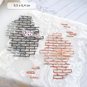 Нож "Кирпичная кладка", 9,5х6,4 см (ScrapMania)