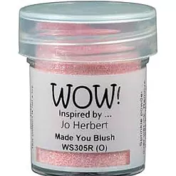Пудра для эмбоссинга с глиттером "Made You Blush. Смущеный румянец" (WOW) Пудра для эмбоссинга с глиттером "Made You Blush. Смущеный румянец" (WOW)
