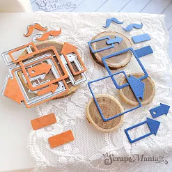 Нож "Стрелочки", 5,3х4 см (ScrapMania)