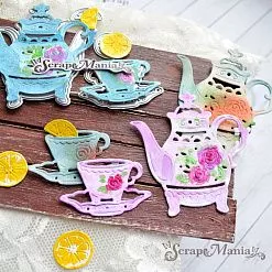 Нож "Чаепитие. Чай с лимоном", 5,9х6,4 см (ScrapMania)