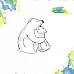 Штамп "Медведица с медвежонком", 4,1х4,3 см (Арт-кладовая) Штамп "Медведица с медвежонком", 4,1х4,3 см (Арт-кладовая)
