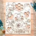 Чипборд "Пчелки", 12х15 см (ScrapMania)