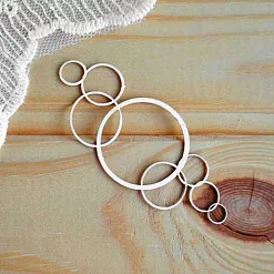 Украшение из чипборда "Пузыри" (Просто небо) Украшение из чипборда "Пузыри" (Просто небо)