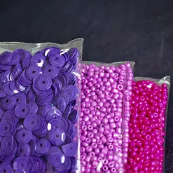 Набор пайеток с бисером "Ежевичная прелесть" (Фабрика Декору) Набор пайеток с бисером "Ежевичная прелесть" (Фабрика Декору)