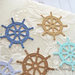 Нож "Мой капитан. Штурвал", 4,7х4,7 см (ScrapMania)