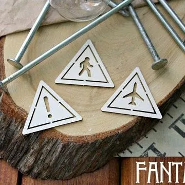 Набор украшений из чипборда "Знаки 486" (Fantasy)