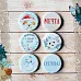 Набор фишек "Этника новогодняя. Снегопад" (ScrapMania)