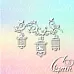 Чипборд "Клетки на веточке", 11,2х8,9 см (LeoMammy)