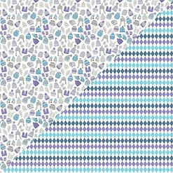 Набор бумаги 30х30 см "Frosted", 18 листов (Authentique)