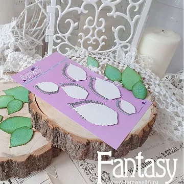 Нож "Контур листа розы 1264", 9,5х5,6 см (Fantasy)