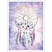 Тканевая карточка "Этника. Лиловое сияние. Сны на закате" (ScrapMania)