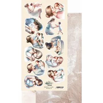 Бумага 15х30 см "My Little Baby. Для вырезания" (Alchemy of Art)