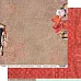 Бумага 30х30 см "Однажды осенью. Рыжий лист кленовый" (PaperHome)