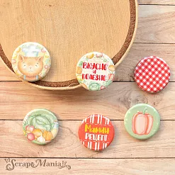 Набор фишек "Усатый поваренок. Вкусно и полезно" (ScrapMania)