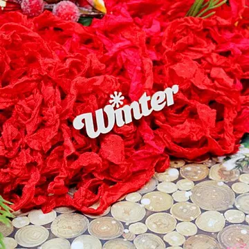 Украшение из чипборда "Winter" (Fantasy)