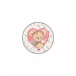 Фишка "Медвежата. Пусть сбываются мечты. Сердце" (ScrapMania) Фишка "Медвежата. Пусть сбываются мечты. Сердце" (ScrapMania)