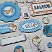 Набор цветного чипборда "Вечные странники" (ScrapMania)