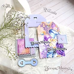 Нож "Конверты. Ярлык с рамками", 6,2х10 см (ScrapMania) Нож "Конверты. Ярлык с рамками", 6,2х10 см (ScrapMania)