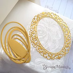 Нож "Рамка. Королевская", 10,5х13,3 см (ScrapMania)